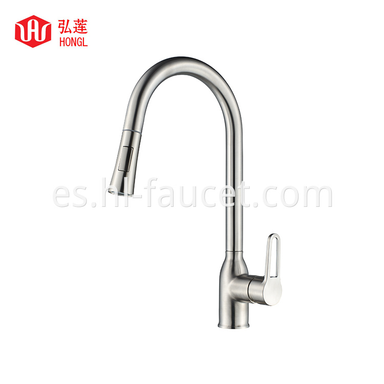 Brushed Nickel Kitchen Taps